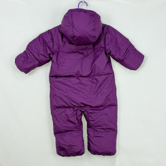 Columbia Snuggly Bunny Bunting Snowsuit 6-12 Months Purple Pre-Owned - Picture 3 of 16